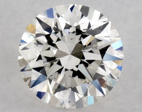 GIA 0.30 Carat H-SI2 Very Good Cut Round Diamond