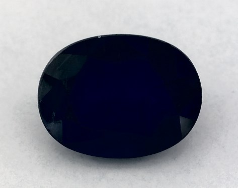 2.16 Carat Oval Natural Blue Sapphire