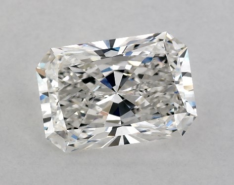 GIA 2.08 Carat G-VS1 Ideal Cut Radiant Lab-Grown Diamond