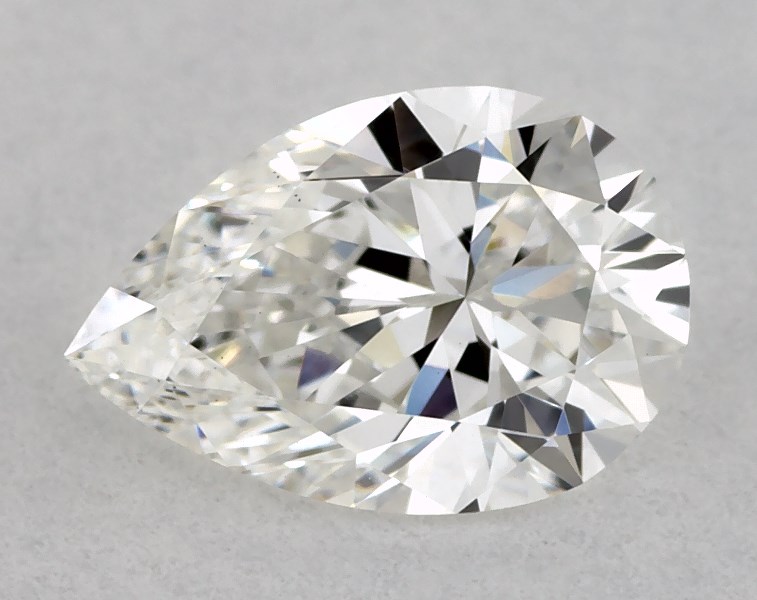 0.48 carat pear diamond, F VS1