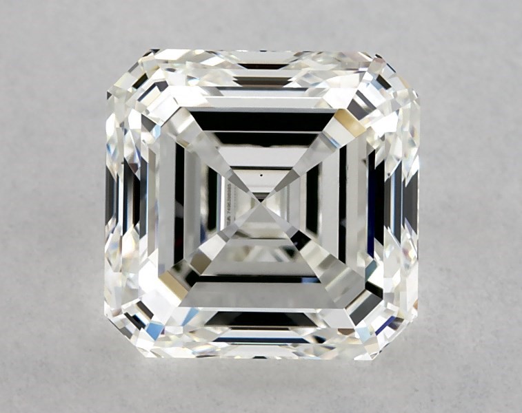 1.7 carat asscher diamond, I VS1