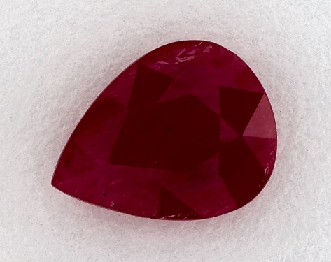 2.18 Carat Pear Natural Ruby