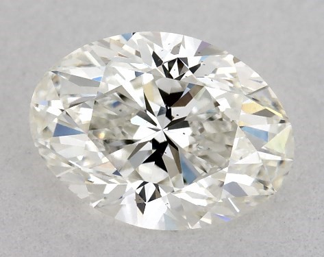 GIA 1.00 Carat H-VS2 Oval Cut Diamond