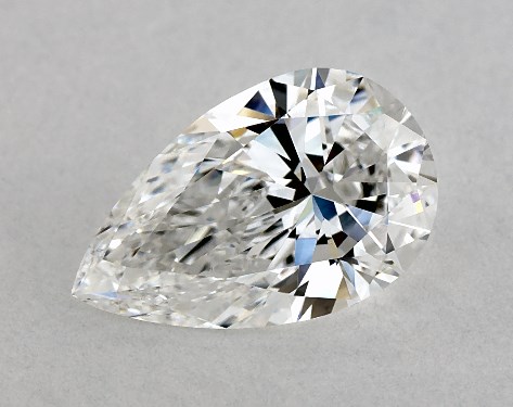 GIA 1.00 Carat E-VS1 Very Good Cut Pear Diamond