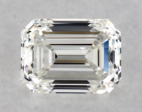 GIA 1.00 Carat H-VVS1 Very Good Cut Emerald Diamond