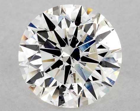 GIA 3.00 Carat I-SI2 Excellent Cut Round Diamond