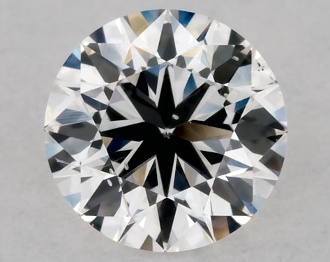 GIA 0.30 Carat H-SI2 Good Cut Round Diamond