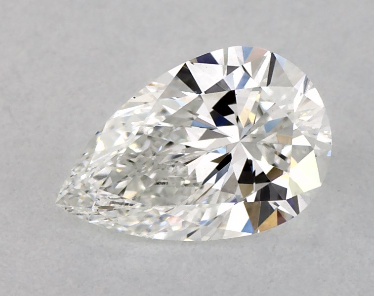 0.45 carat pear diamond, F VS1