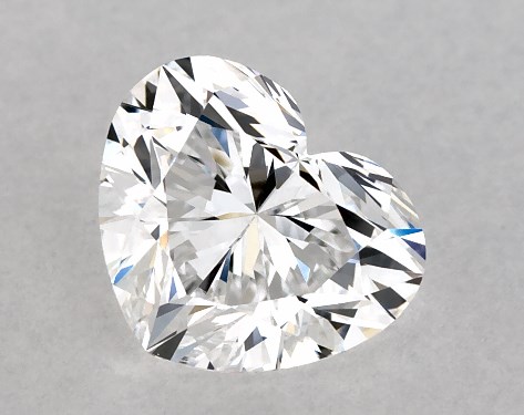 GIA 1.00 Carat D-VVS2 Ideal Cut Heart Diamond