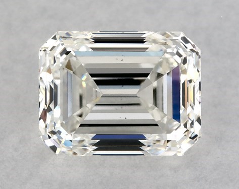 GIA 1.00 Carat H-VS1 Emerald Cut Diamond