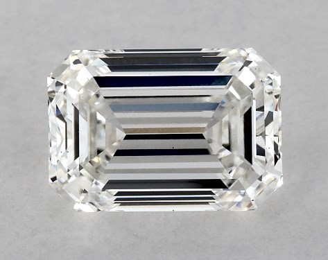 GIA 2.01 Carat G-VS1 Very Good Cut Emerald Lab-Grown Diamond