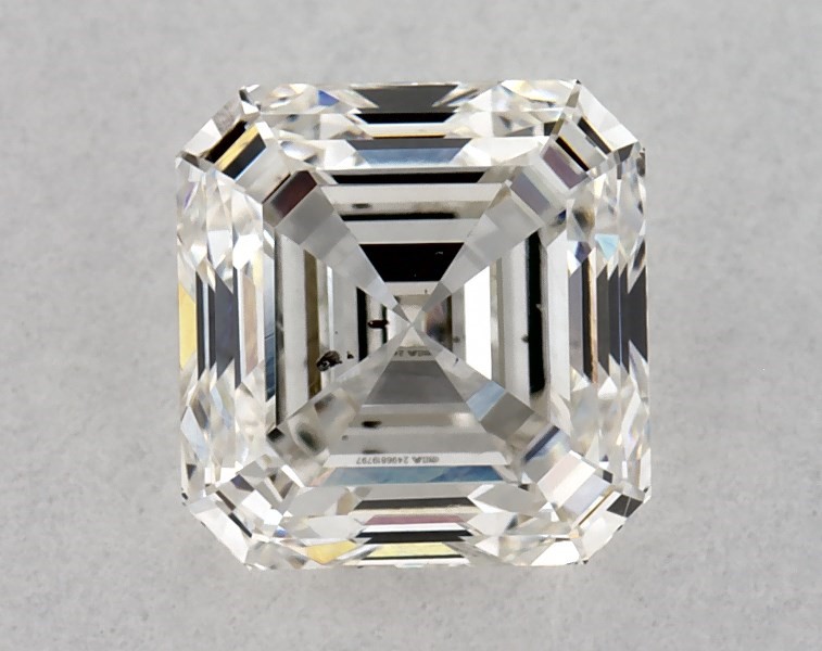 1.02 carat asscher diamond, I SI1