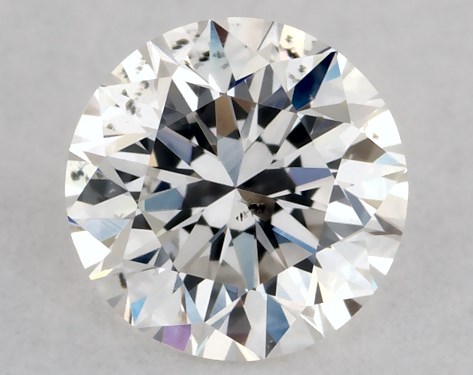 GIA 0.30 Carat H-SI2 Very Good Cut Round Diamond