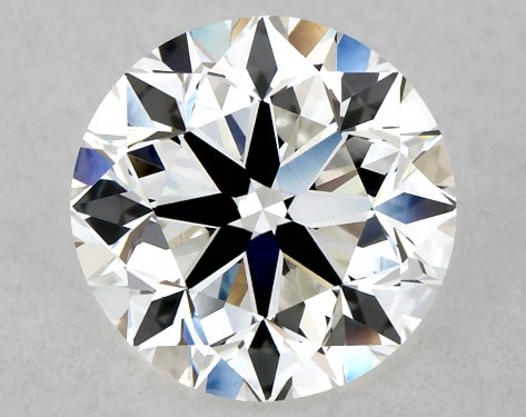 GIA 1.00 Carat H-VS1 Very Good Cut Round Diamond