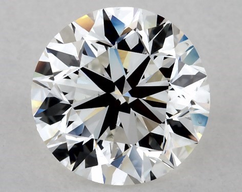 GIA 1.00 Carat H-VS2 Very Good Cut Round Diamond