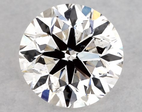 GIA 0.30 Carat H-SI2 Good Cut Round Diamond