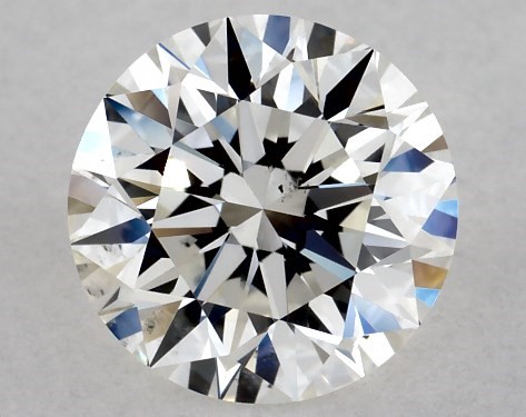 GIA 0.80 Carat H-SI1 Excellent Cut Round Diamond