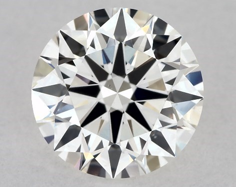 GIA 1.00 Carat H-VS2 Excellent Cut Round Diamond
