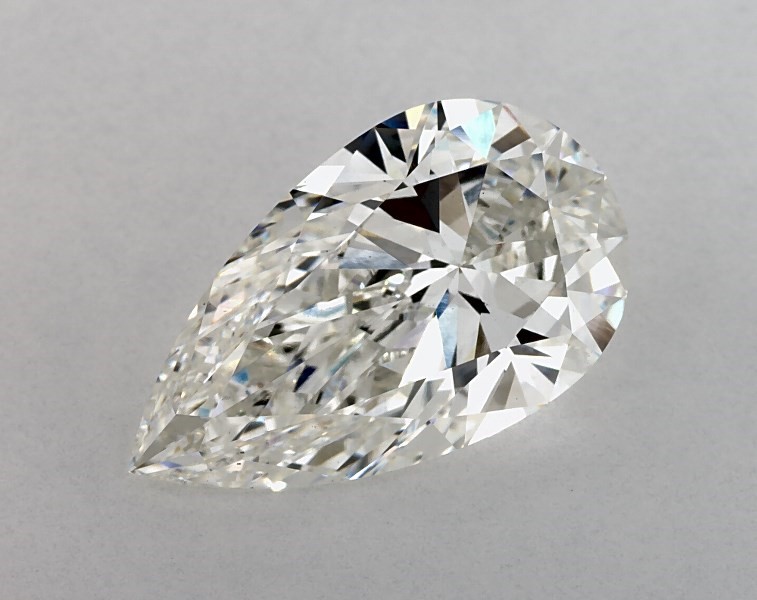4.52 carat pear diamond, G VS1
