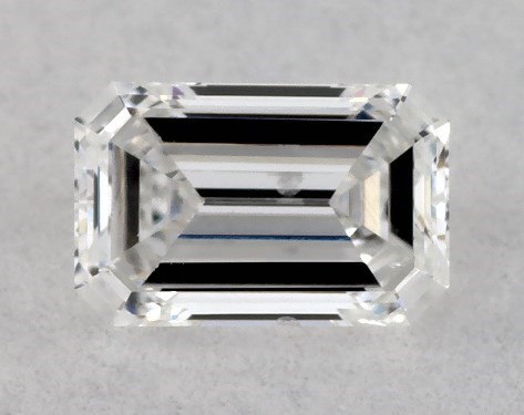 GIA 0.23 Carat F-SI2 Good Cut Emerald Diamond