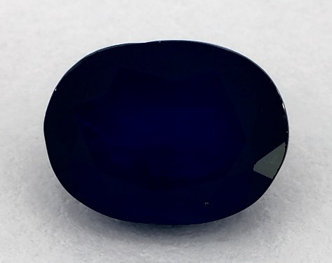 2.40 Carat Oval Natural Blue Sapphire