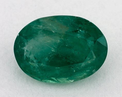 2.70 Carat Oval Natural Green Emerald