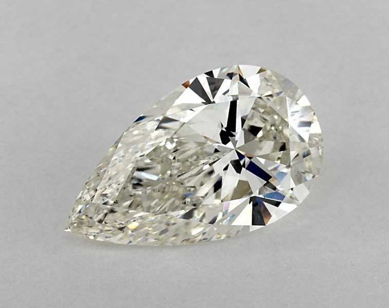 5.02 carat pear diamond, H VS2