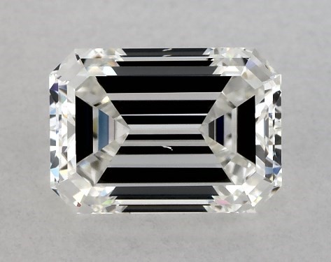 GIA 1.00 Carat H-VS2 Emerald Cut Diamond