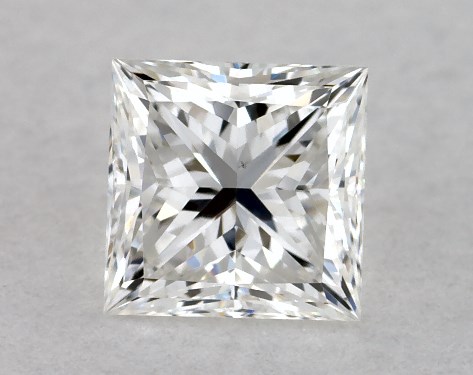 GIA 0.52 Carat F-VS2 Ideal Cut Princess Diamond