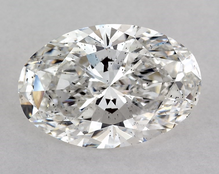 3.49 carat oval diamond, F SI1