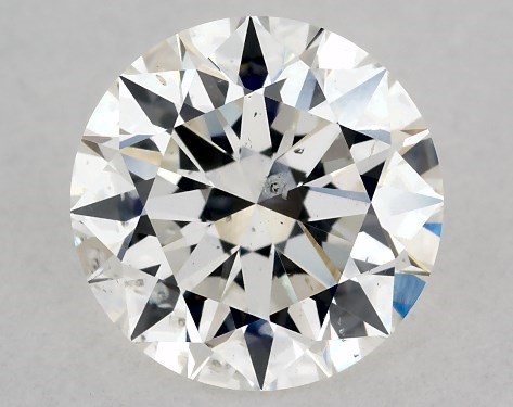 GIA 1.00 Carat H-SI2 Very Good Cut Round Diamond