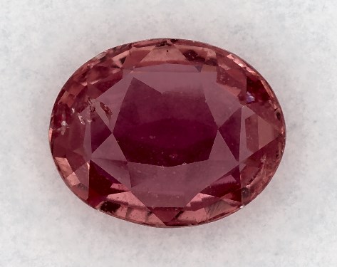 2.47 Carat Oval Natural Pink Sapphire