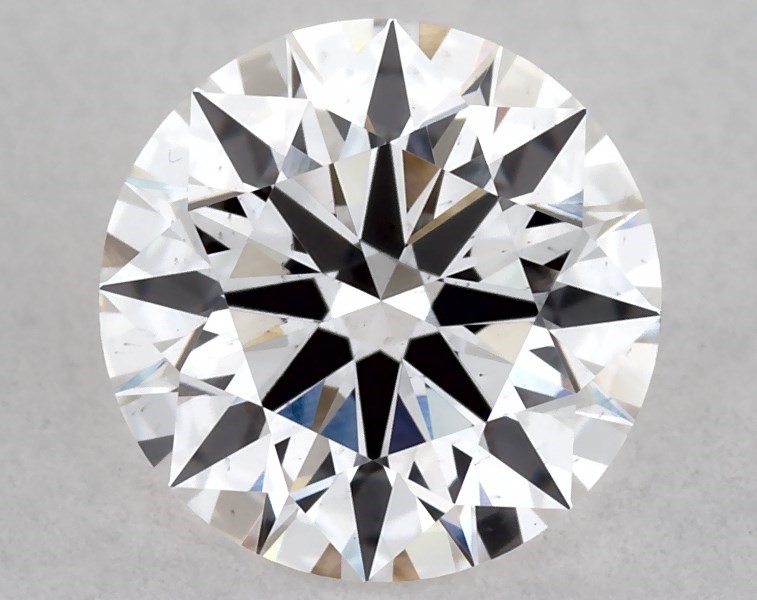 1.08 carat round diamond, E VS2
