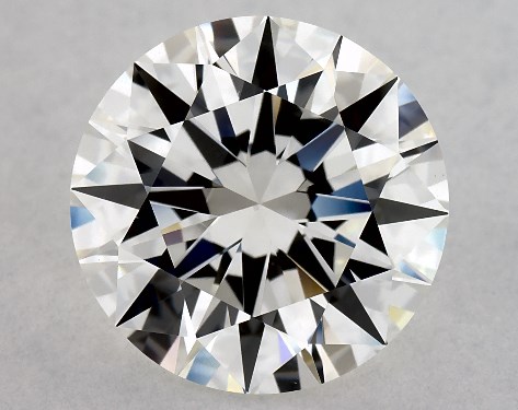 GIA 4.13 Carat H-VS2 Excellent Cut Round Diamond