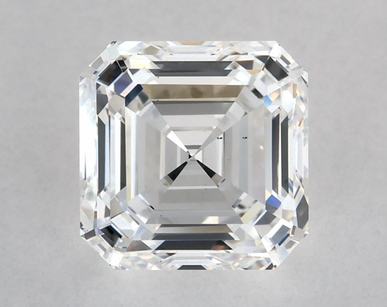 1.59 carat asscher diamond, E VS1
