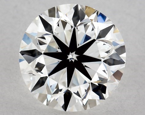 GIA 1.00 Carat H-VVS2 Very Good Cut Round Diamond