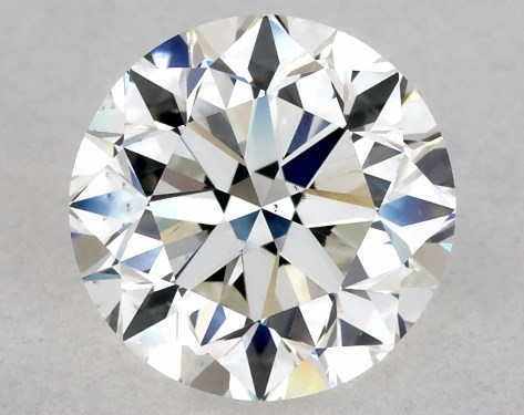 GIA 1.00 Carat H-VS2 Very Good Cut Round Diamond