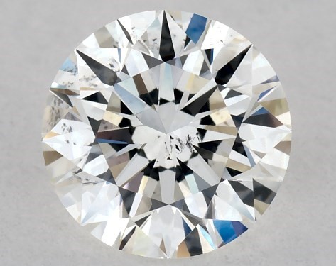 GIA 0.80 Carat H-SI1 Excellent Cut Round Diamond