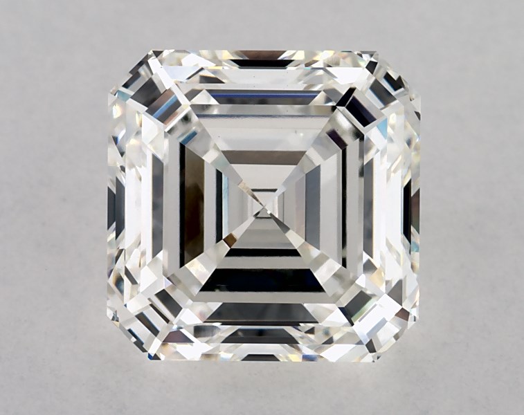 4.06 carat asscher diamond, H VS1