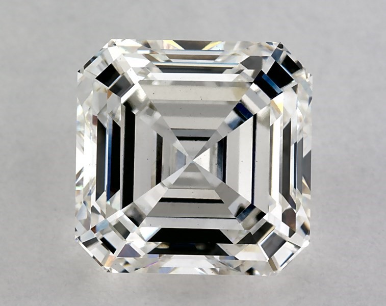 3.56 carat asscher diamond, H VS1