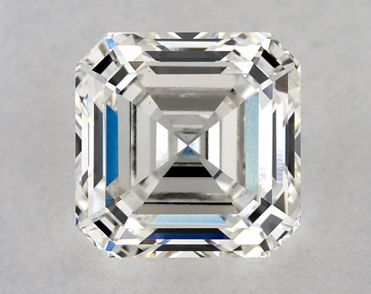 4.08 carat asscher diamond, I VS2