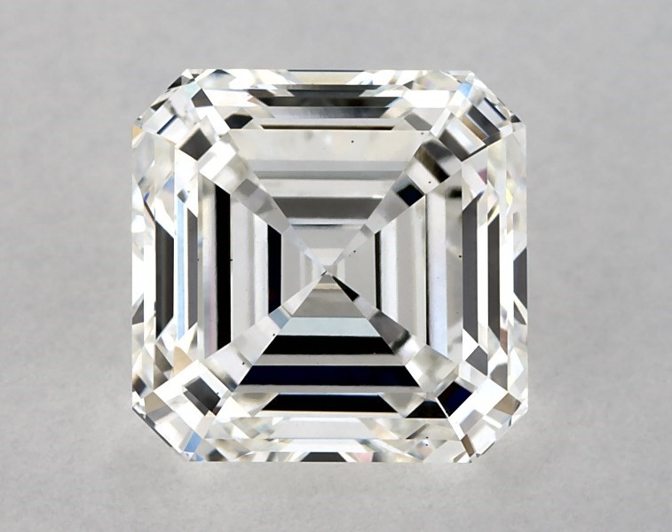 3.05 carat asscher diamond, H VS1
