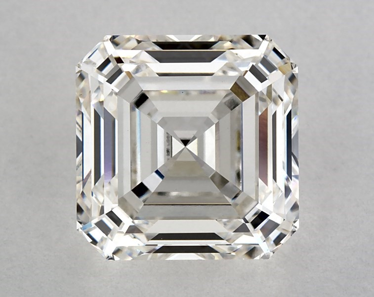 4.01 carat asscher diamond, G VS1