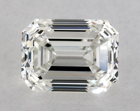 GIA 1.00 Carat H-VS2 Emerald Cut Diamond