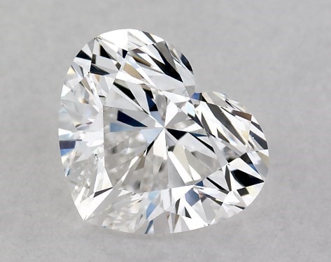 GIA 1.00 Carat D-VS2 Ideal Cut Heart Diamond