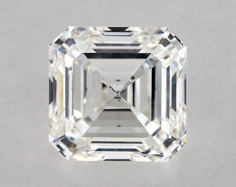 GIA 3.00 Carat H-SI1 Very Good Cut Asscher Diamond