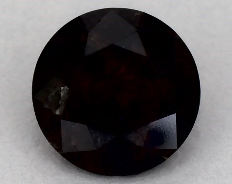 GIA 1.08 Carat Fancy Black-CO Round Cut Diamond