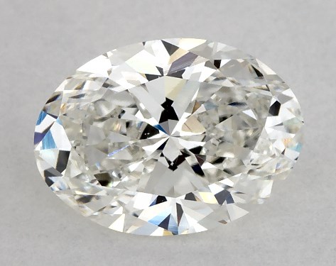 GIA 1.00 Carat H-VS1 Ideal Cut Oval Diamond