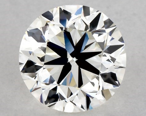 GIA 1.00 Carat H-VS1 Very Good Cut Round Diamond