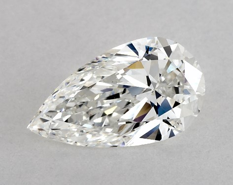 GIA 1.00 Carat G-VS1 Ideal Cut Pear Diamond